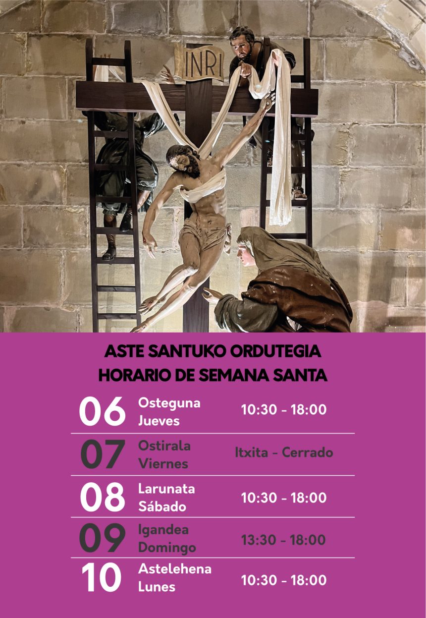 Horario de Semana Santa