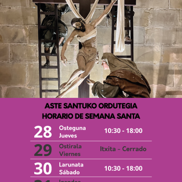 Horario de Semana Santa